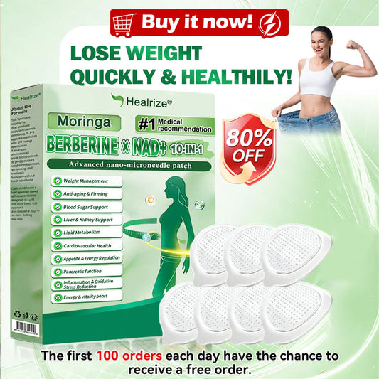 🍀New Arrival · Hot Seller | Moringa Berberine × NAD⁺ 10-in-1 Nano Microneedle Patch (Just once daily, visible changes in 7 days) ✅ Supports weight management, loose skin, diabetes care, sleep apnea, joint comfort, and more