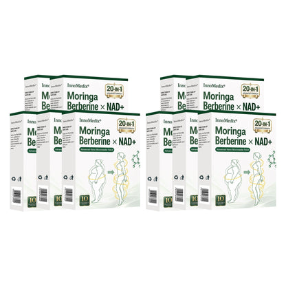 InnoMedix® Moringa · Berberine × NAD+ 20-IN-1 Advanced Nano Microneedle Patch✨